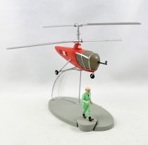 In Plane Tintin - Editions Hachette - 030 The red twin-rotor helicopter from Objectif Moon