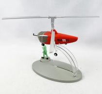 In Plane Tintin - Editions Hachette - 030 The red twin-rotor helicopter from Objectif Moon