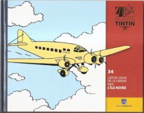 In Plane Tintin - Editions Hachette - 034 The Yellow Aircraft of Sabena (The Black Island)