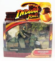 Indiana Jones - Hasbro - Les Aventuriers de l\'Arche Perdue - Soldat Allemand avec Moto