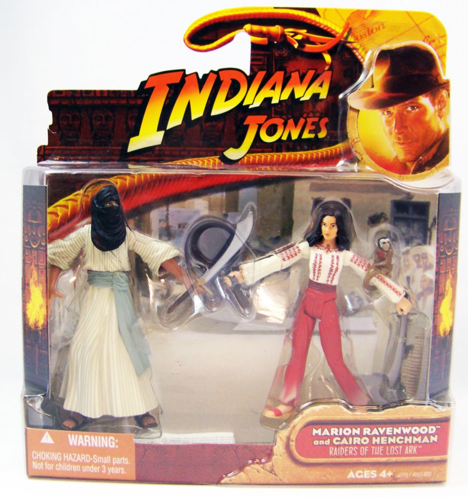 Indiana Jones Action Figure 2-Pack Marion Ravenwood and Cairo Henchman 