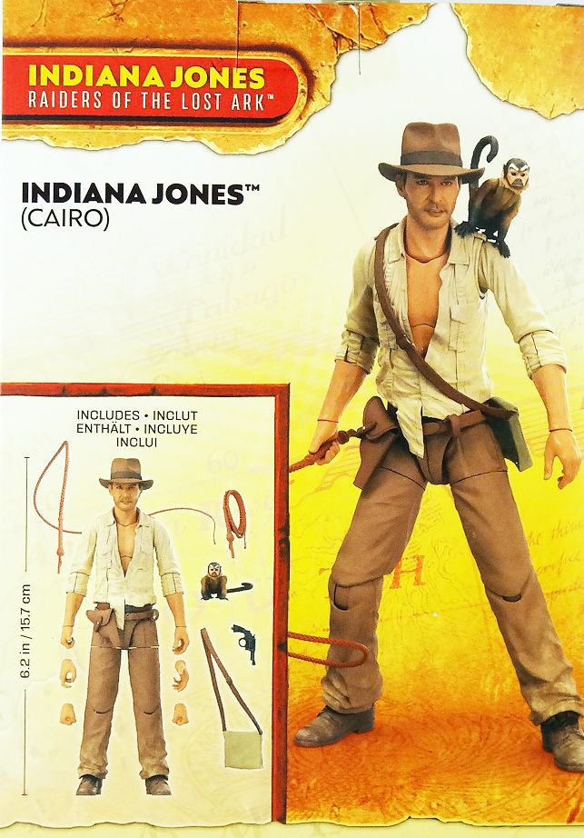 Indiana Jones Adventure Series Indiana Jones (Cairo) Action Figure (6”) - Indiana  Jones