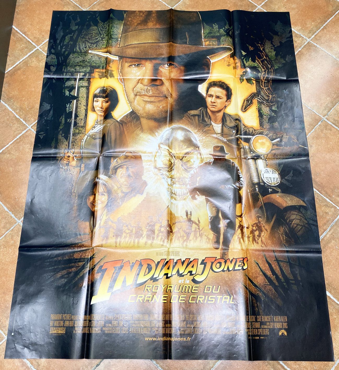 kingdom of the crystal skull poster