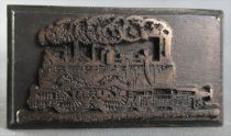 Ink Stamp Train Steam Locomotive 2-2-0 Type