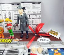 Inspecteur Gadget - Blitzway - Set des 4 figurines articulées 1/12ème (Sophie, Finot, Gontier, Gadget) - MegaHero 5Pro Studio