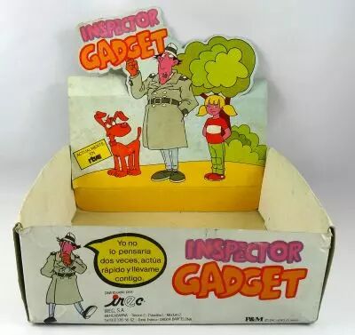 Inspecteur Gadget - Boite-pr�sentoir de magasin pour Figurines PVC P&M 