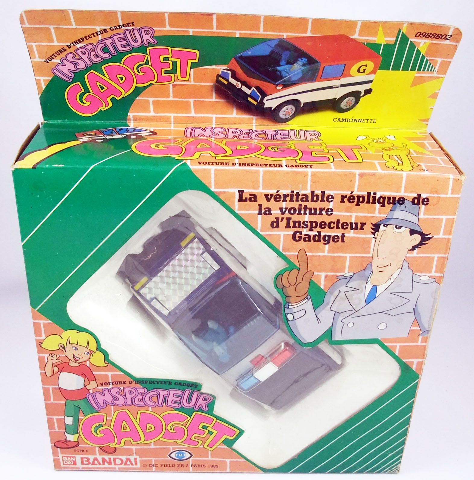 Inspecteur Gadget - Popy Bandai - La Gadgetmobile, la Voiture de l