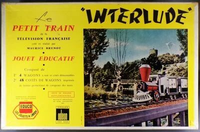 Interlude -  H. Lardy Educo - Maurice Brunot\'s Small Train Wooden Toy