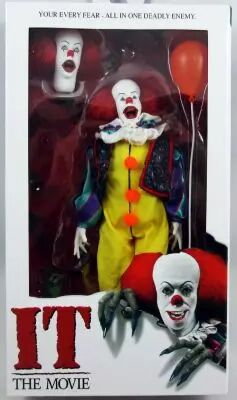It (1990) - Pennywise the Clown - 6\  clothed retro figure - NECA