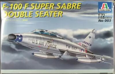 Italeri - N�003 F-100F Super Sabre Double Seater Jet Fighter 1:72 MIB