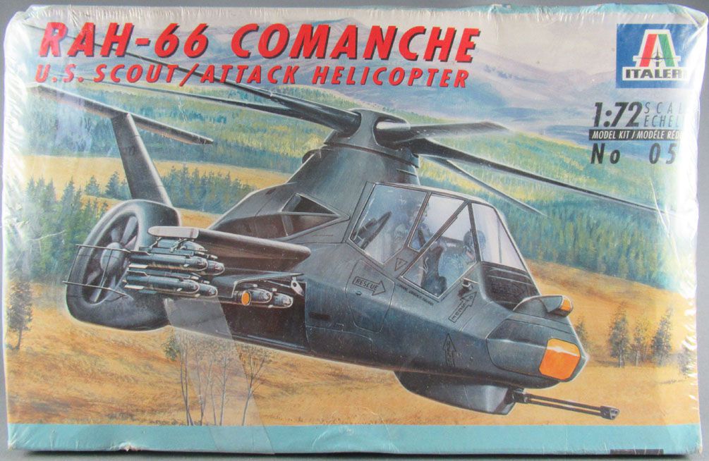 Modèle Hélicoptère ITALERI RAH-66 Comanche échelle 1:72