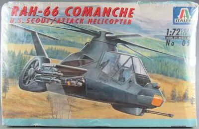 Italeri - N�058 H�licopt�re de Combat US Scout RAH-66 Comanche 1/72 Neuf Boite Cellophan�e