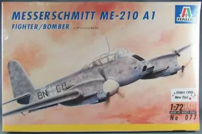 Italeri - N�077 WW2 Messerschmitt ME-201 A1 Chasseur Lourd 1/72 Neuf Boite Cellophan�e