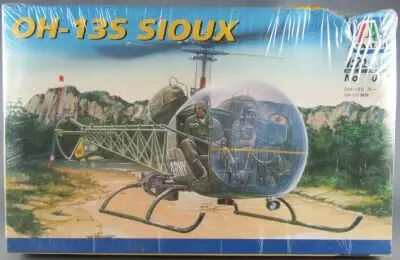 Italeri - N�085 H�licopt�re US Army OH-13S Sioux Vietnam 1/72 Neuf Boite Cellophan�e