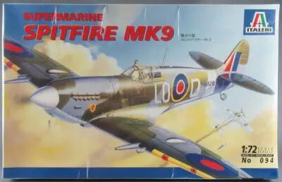 Italeri - N�094 WW2 Supermarine Spitfire Mk9 1/72 Neuf Boite Cellophan�e