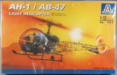 Italeri - N�095 H�licopt�re L�ger AH-1 AB-47 1/72 Neuf Boite Cellophan�e