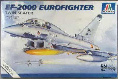 Italeri - N�099 EF-2000 Eurofighter Twin Seater 1/72 Neuf Boite Cellophan�e