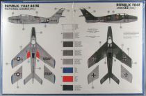 Italeri - N°107 Avion Chasse Republic F-84F Thunderstreak 1/72 Neuf Boite Cellophanée