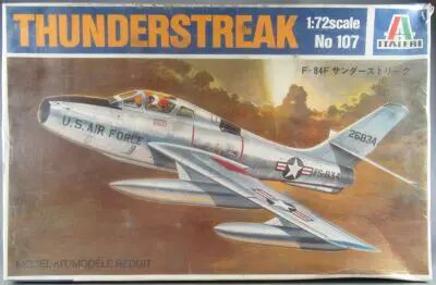 Italeri - N�107 Republic F-84F Thunderstreak 1:72 Mint in Sealed Box