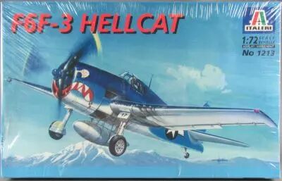 Italeri - N�1213 Avion Chasse F6F-3 Hellcat 1/72 Neuf Boite Cellophan�e