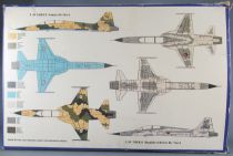 Italeri - N°138 Avion Chasse USAF F-5F Tiger II Fighter Trainer 1/72 Neuf Boit