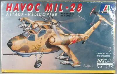 Italeri - N�176 H�licopt�re de Combat Havoc Mil-28 1/72 Neuf Boite Cellophan�e