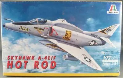 Italeri N 181 Fighter Plane E F Skyhawk Hot Rod 1 72 Mint In Sealed Box