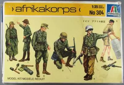 Italeri - N�304 WW2 Afrikakorps 6 Figurines Neuf Boite 1/35