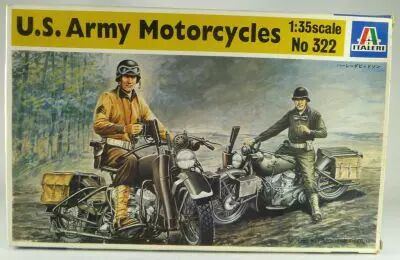 Italeri - N�322 WW2 U.S. Army Motorcycles 1/35