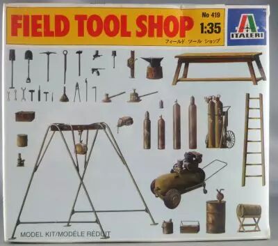 Italeri - N�419 Atelier De Campagne Field Tool Shop 1/35 Neuf Boite C�llophan�e
