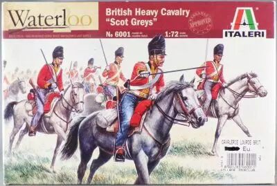 Italeri 6001 - 1:72 Scale Soldiers - Napoleonic Wars - Waterloo British Heavy Cavalry \ Scot Greys\  Mint in Box