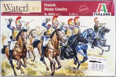Italeri 6003 - 1:72 Scale Soldiers - Napoleonic Wars - Waterloo French Heavy Cavalry Mint in Box