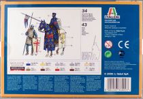 Italeri 6009 - 1/72 - Croisés XIth Siècle Piétons & Cavalier Neuf Boite