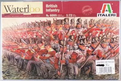 Italeri 6095 - 1:72 Scale Soldiers - Napoleonic Wars - Waterloo British Infantry Mint in Box
