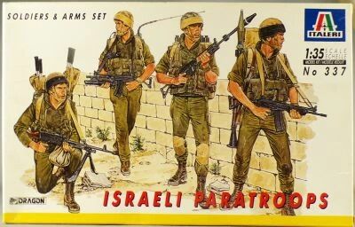 Italeri N� 337 - Parachutistes Isra�liens 4 Figurines 1/35 Neuf Boite 