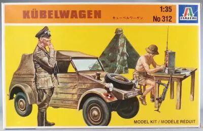 Italeri N�312 - WW2 Kubelwagen avec Figurines et Accessoires1/35