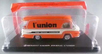 Ixo Hachette Renault Galion 2.5T Journal l\'Union Caravane Publicitaire Tour de France 1963 Neuf Boite Ouverte
