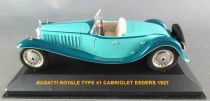 Ixo Museum MUS004 1927 Bugatti Royale Type 41 Cabriolet Esders MIB 1:43