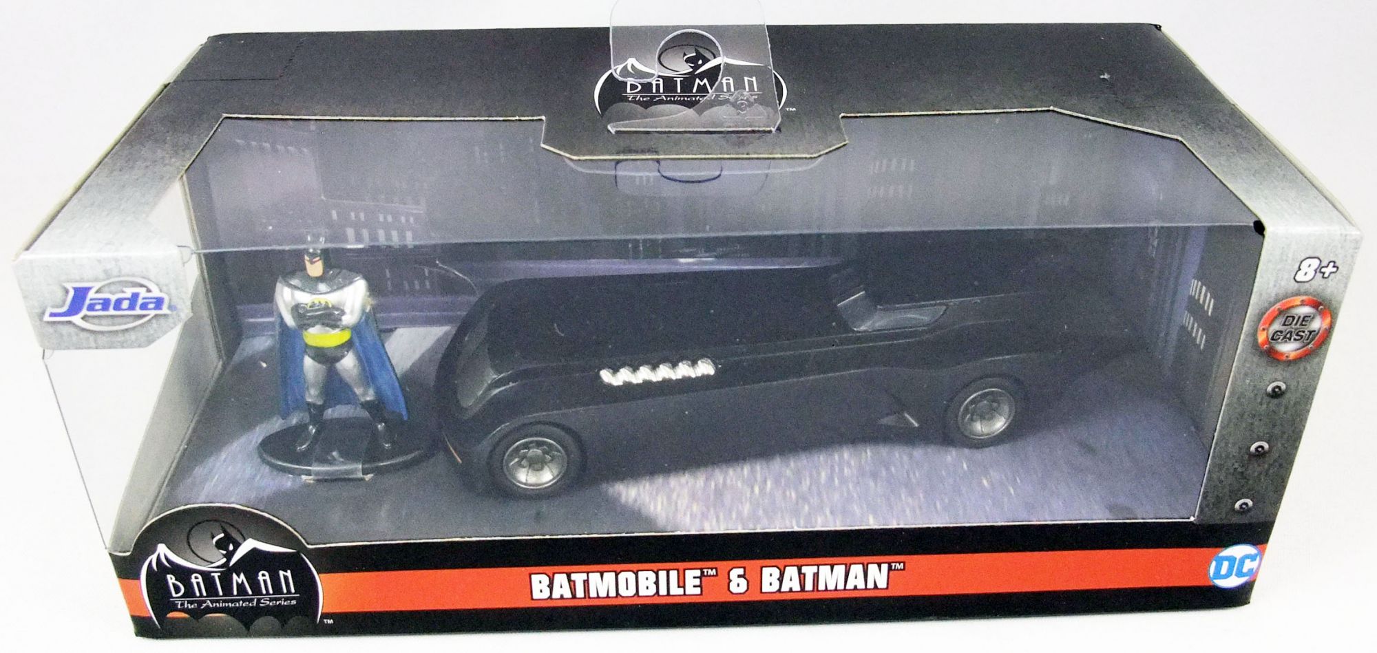 Jada Toys - Batman The Animated Series - 1:32 scale die-cast Batmobile with  Batman figure