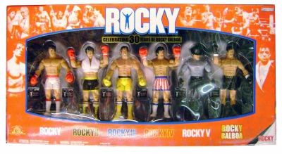 ROCKY ''Celebrating 30 years of Rocky Balboa'' - Jakks Pacific - Set de 6  figurines