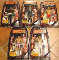 Jakks Pacific - ROCKY IV - Set of 5 figures (mint on card)