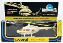 James Bond - Corgi Vintage - Moonraker - Drax Jet Ranger (Ref.930) Mint in Box