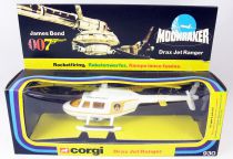 James Bond - Corgi Vintage - Moonraker - Drax Jet Ranger Hélicoptère (Réf.930) Neuf en Boite 