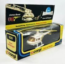 James Bond - Corgi Vintage - Moonraker - Drax Jet Ranger H&eacute;licopt&egrave;re (R&eacute;f.930) Occasion