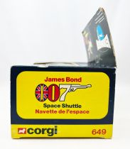 James Bond - Corgi Vintage - Moonraker - Navette Spatiale (Réf.649) Neuve en Boite 