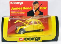 James Bond - Corgi Vintage - Rien que pour vos yeux - Citroen 2cv (Réf.272) Neuve en Boite