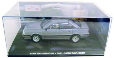 1/43 DIECAST JAMES BOND 007 AUDI 200 QUATTRO IN SILVER FROM THE LIVING DAYLIGHTS 
