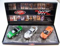 James Bond - Minichamps - Coffret Meurs un autre jour - Jaguar XKR Roadster, Aston Martin V12 Vanquish & Ford 03 Thunderbird