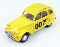 James Bond - Norev - Citroen 2cv 1/43ème (Rien que pour vos yeux)