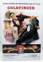 James Bond - Plaque émaillée - Goldfinger (affiche française)